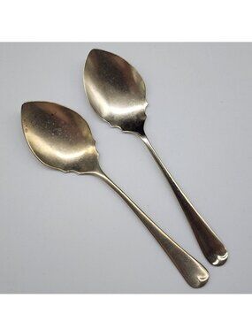 Antique Silver Plated Ornate Grapefruit Spoon Collectors Or Dining Elegance